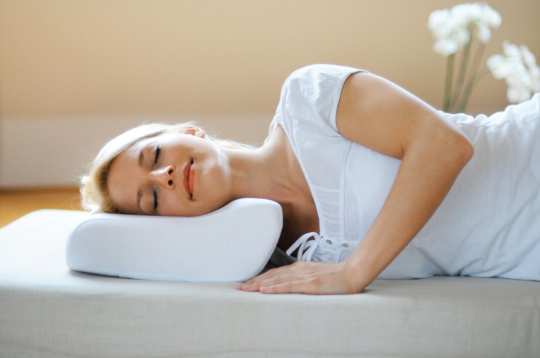 Cervical osteochondrosis orthopedic pillow